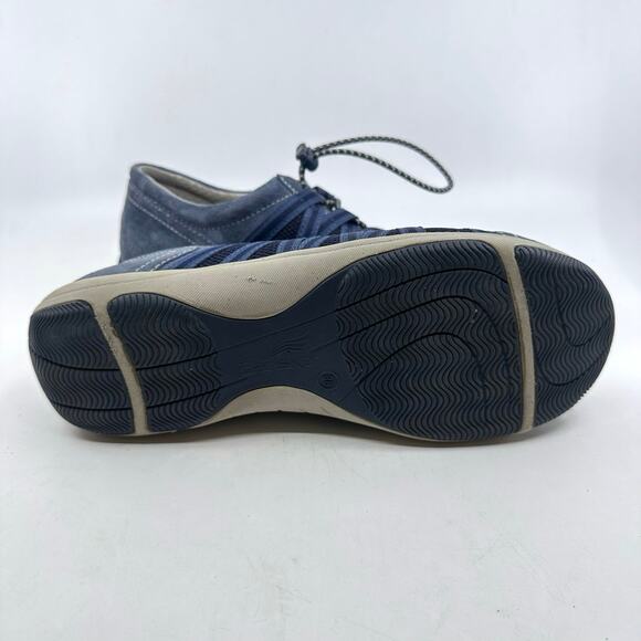 Dansko Honor Fashion Sneaker Women's US7.5-8M EU38 Blue Suede/Leather/Mesh Lace - Picture 5 of 7